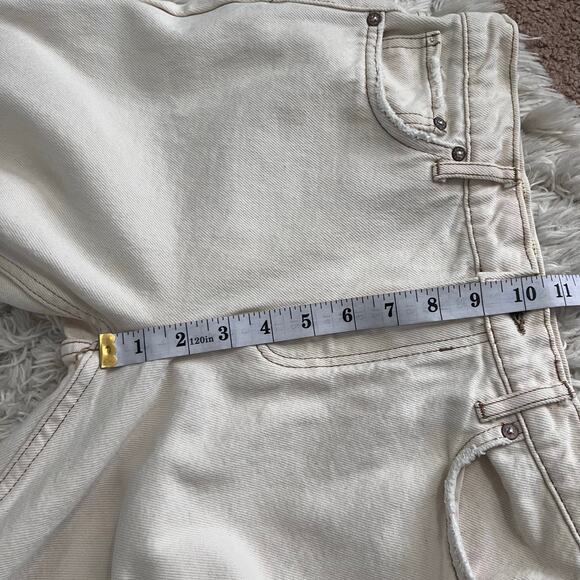We The Free Free People Cream Jeans Size 28 - Picture 10 of 11